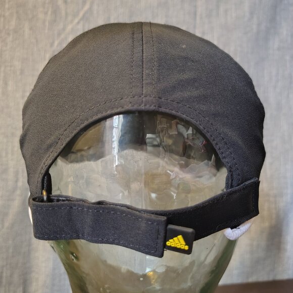 Boston Marathon Adidas Hat Cap Strap Back Black AeroReady Running Jogging - Picture 5 of 11